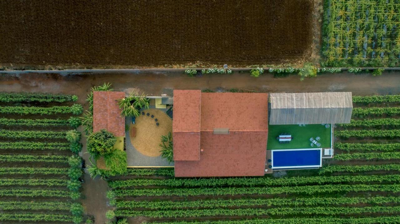 Saffronstays Onellaa, Nashik - Infinity Pool Villa Surrounded By A Vineyard Exterior photo